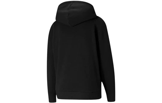 (WMNS) PUMA Classics Logo Printing Sports Hoodie Black 531385-51