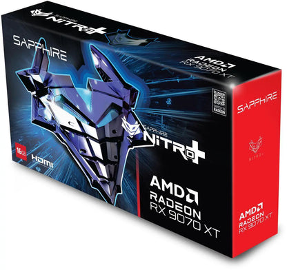 SAPPHIRE NITRO+ Radeon RX 9070 XT 16GB GDDR6 PCI Express 5.0 x16 ATX Graphics Card 11348-01-20G
