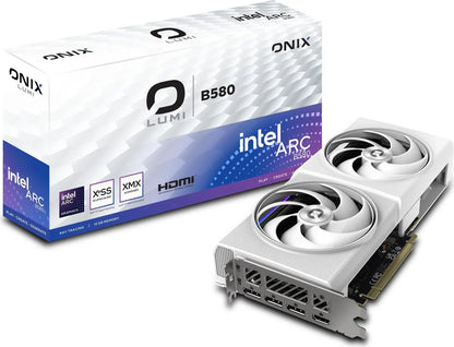 ONIX LUMI Arc B580 12GB GDDR6 PCI Express 4.0 x8 ATX Graphics Card 8346-00278