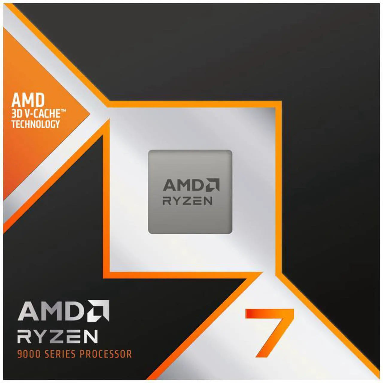 AMD Ryzen 7 9800X3D - Ryzen 7 9000 Series Zen 5 8-Core 5.2 GHz - Socket AM5 120W - AMD Radeon Graphics Desktop Processor - 100-100001084WOF
