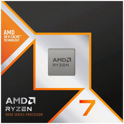AMD Ryzen 7 9800X3D - Ryzen 7 9000 Series Zen 5 8-Core 5.2 GHz - Socket AM5 120W - AMD Radeon Graphics Desktop Processor - 100-100001084WOF