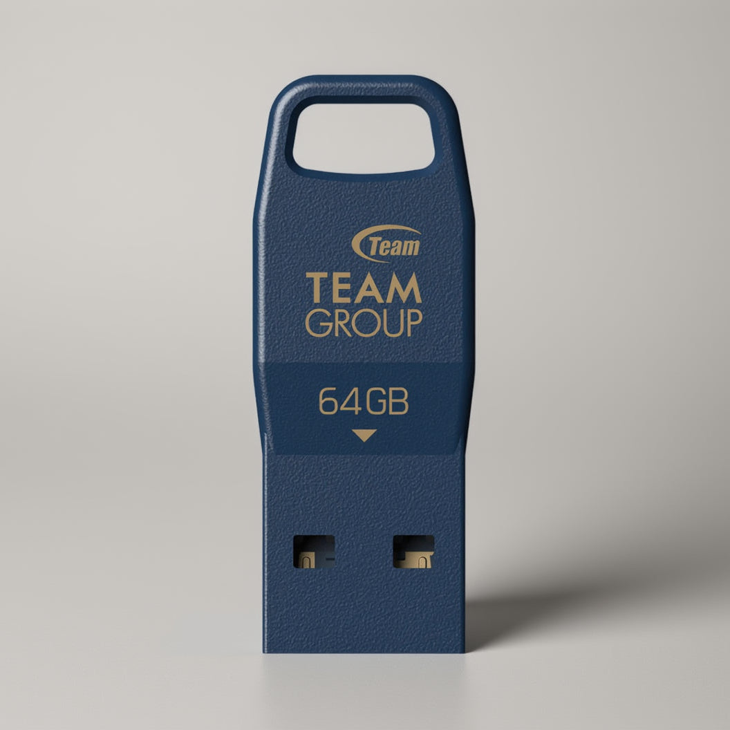 TEAM S5 64GB BLUE USB 3.2 Gen1 Flash Drive, Type-A interfaces, Speed Up to 100MB/s(TS5364GL01)