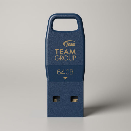 TEAM S5 64GB BLUE USB 3.2 Gen1 Flash Drive, Type-A interfaces, Speed Up to 100MB/s(TS5364GL01)