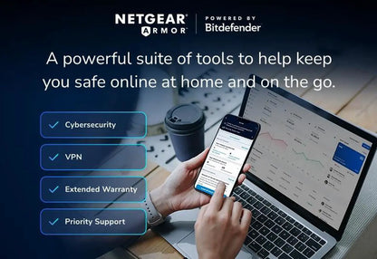Netgear Nighthawk RS300 Tri-Band WiFi 7 Router, BE9300 Wireless Speed (up to 9.3Gbps), RS300-100NAS