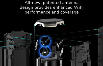 Netgear Nighthawk RS300 Tri-Band WiFi 7 Router, BE9300 Wireless Speed (up to 9.3Gbps), RS300-100NAS