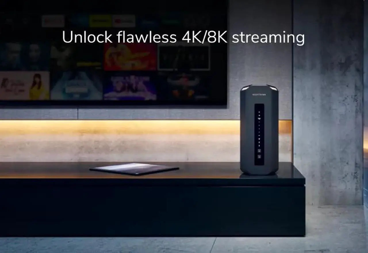 Netgear Nighthawk RS300 Tri-Band WiFi 7 Router, BE9300 Wireless Speed (up to 9.3Gbps), RS300-100NAS