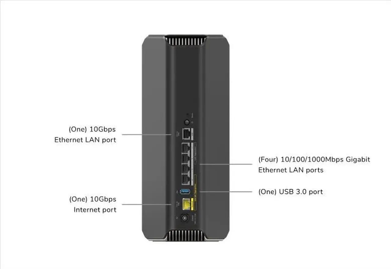 Netgear Nighthawk RS300 Tri-Band WiFi 7 Router, BE9300 Wireless Speed (up to 9.3Gbps), RS300-100NAS
