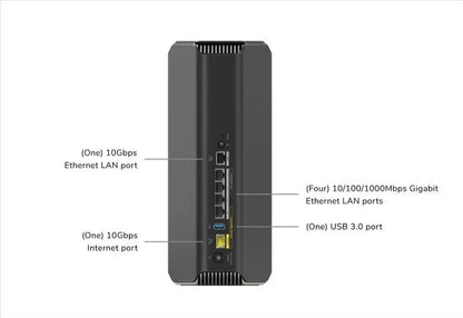 Netgear Nighthawk RS300 Tri-Band WiFi 7 Router, BE9300 Wireless Speed (up to 9.3Gbps), RS300-100NAS