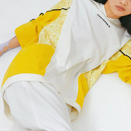 (WMNS) Converse Athleisure Casual Sports Contrasting Colors Hoodie White 10022418-A02