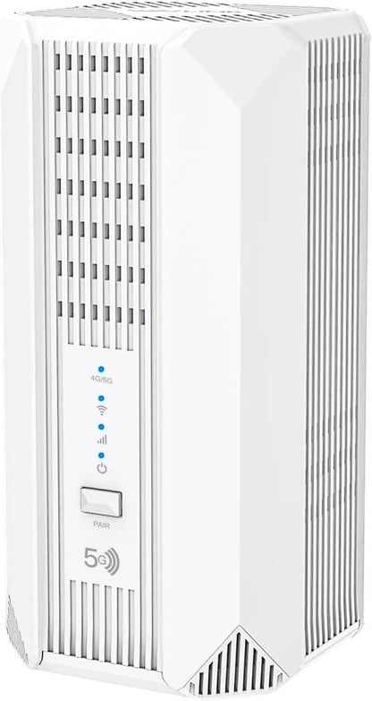 WAVLINK 5G NR SA NSA AX3000 WiFi 6 CPE Router with SIM Card Slot, Dual-Band Wi-Fi 6 Mesh Router, Qualcomn RM520N-GL Module, Gigabit WAN/LAN Ports, 9 x Internal Antennas, VPNs, WPA3 for Home & Office