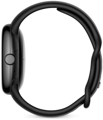 Google Pixel Watch 41mm Matte Black Stainless Steel (Bluetooth/Wi-Fi) with Obsidian Active Band (Grade A)