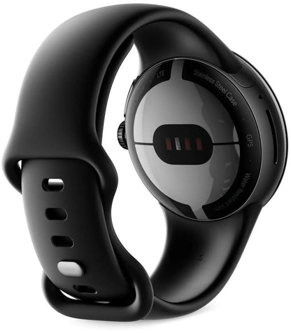 Google Pixel Watch 41mm Matte Black Stainless Steel (Bluetooth/Wi-Fi) with Obsidian Active Band (Grade A)