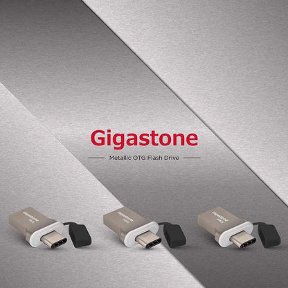 GIGASTONE 32GB USB Flash Drive USB 3.0 Type C OTG USB-C Dual Interface Memory Stick for PC Phone Apple MacBook Notebook Laptop Desktop