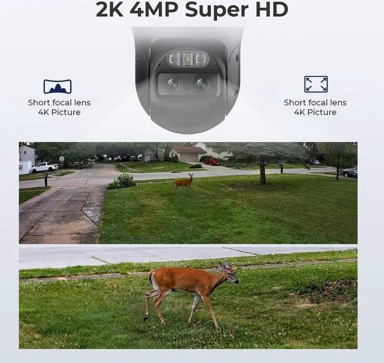 Reolink Trackmix with 6W Solar Panel,Solar Security Camera, Wireless Outdoor Camera, 2K WiFi Battery Camera with Auto-Zoom Tracking, Dual-Band WIFI, No Monthly Fee