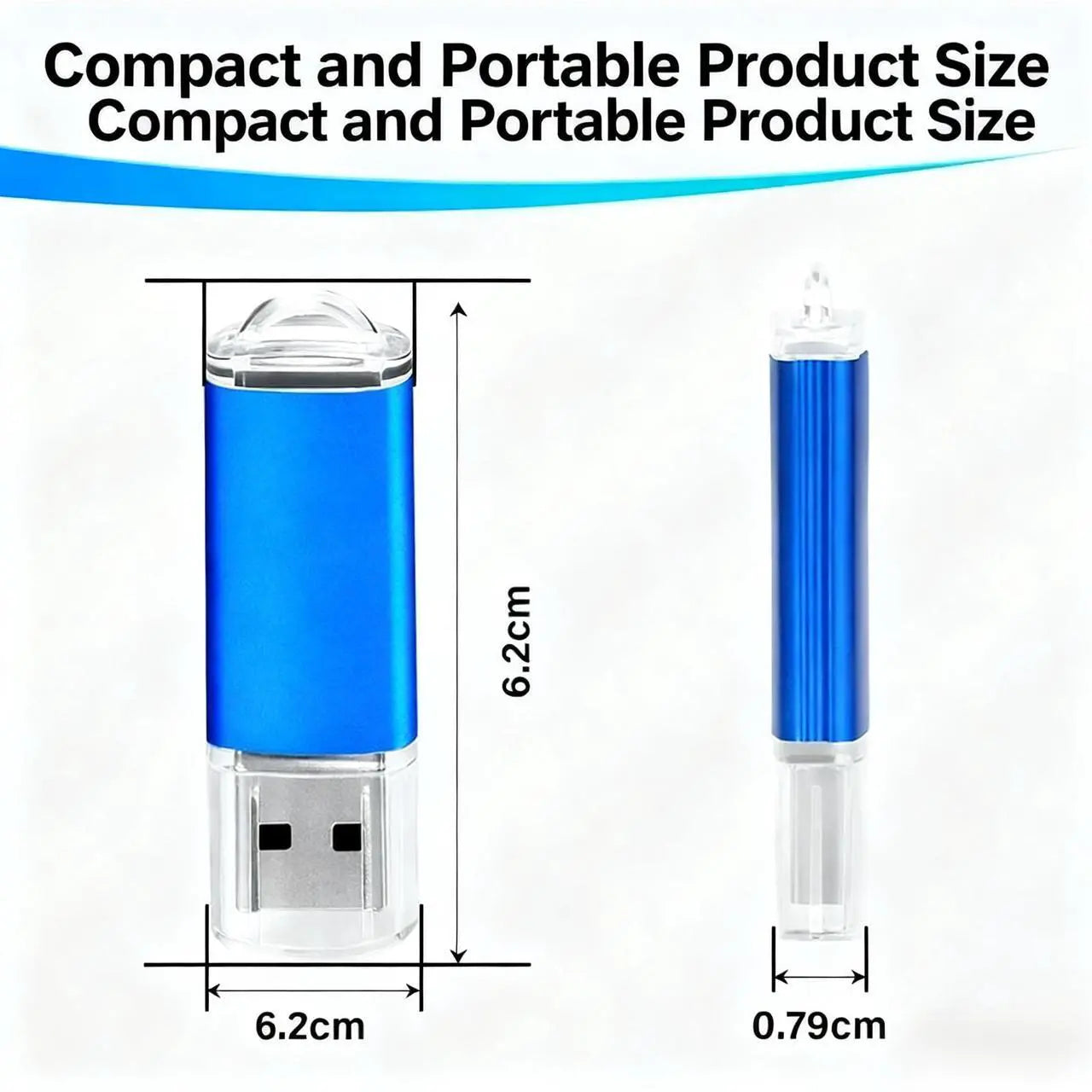 USB Flash Drive 5 Pack 64GB USB 2.0 Flash Drive Memory Stick USB Drive Jump Drive USB Storage Flash Drives Pen Drive Thumb Drives (5 Mixed Colors: Black Blue Green Red Purple)