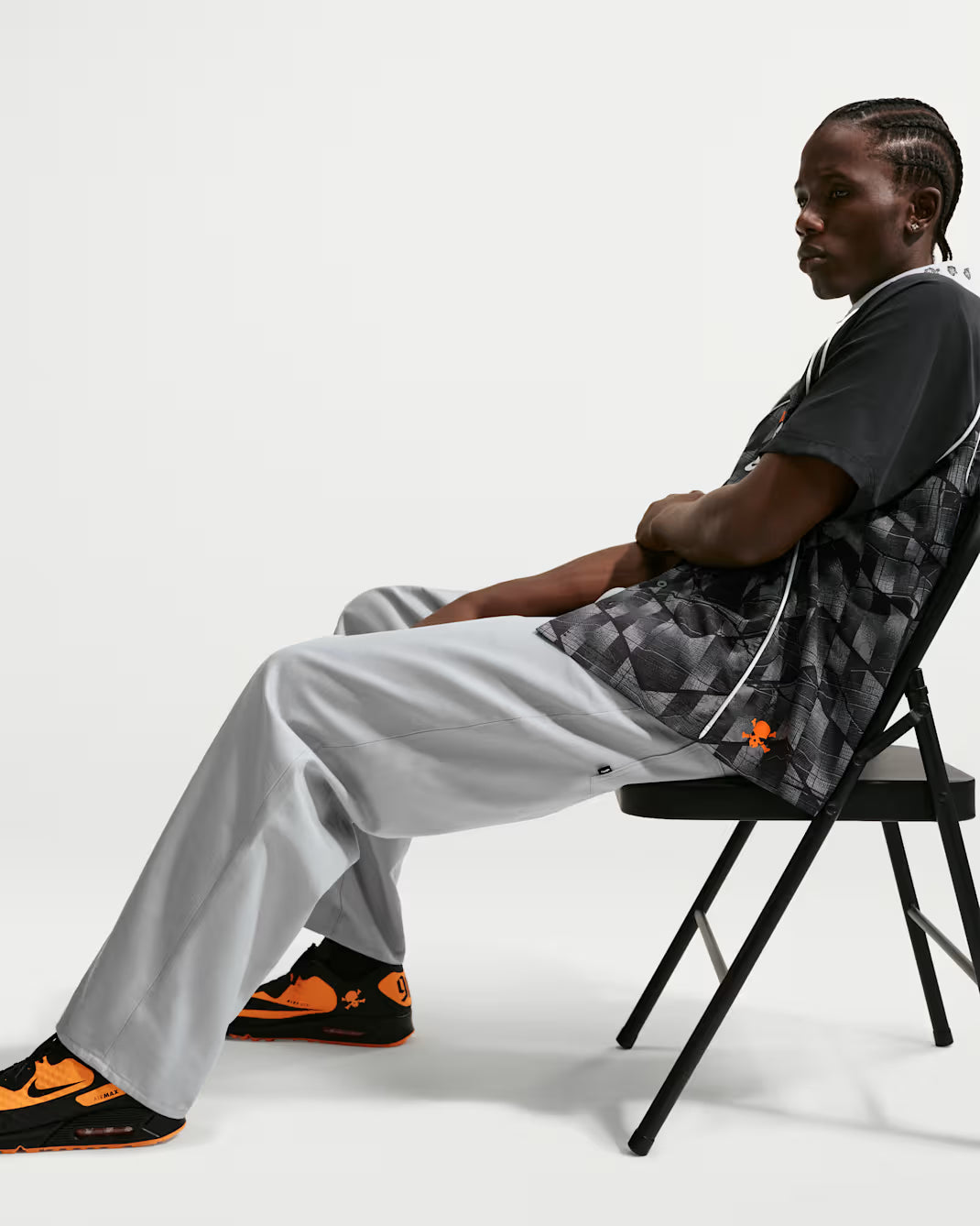 Men's Loose Denim Skate Pants