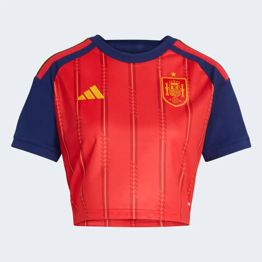 Women's • Soccer Spain 26 Home Cropped Jersey