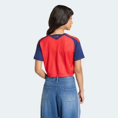 Women's • Soccer Spain 26 Home Cropped Jersey