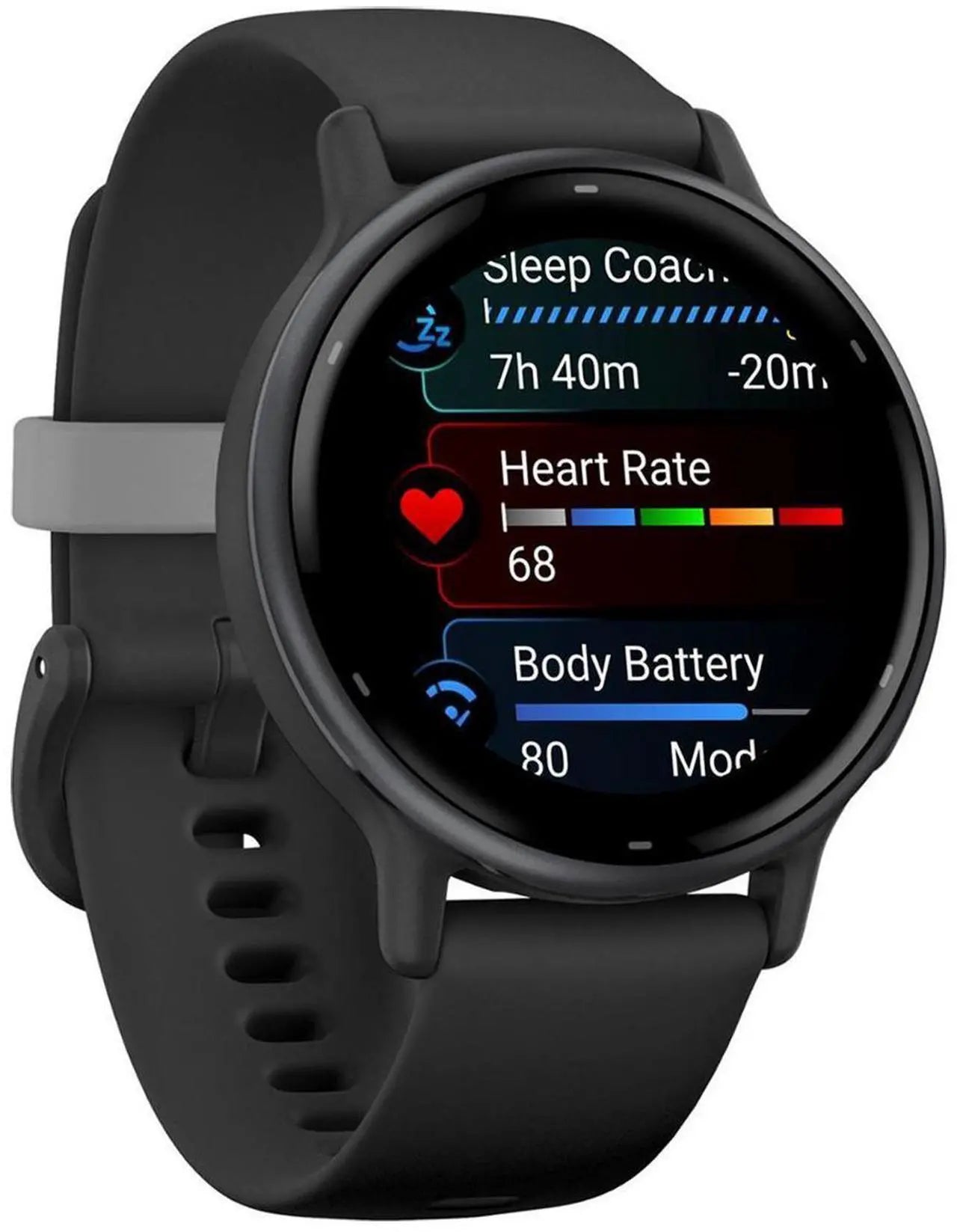 Garmin vivoactive 5 SPORTS & FITNESS Slate Aluminum Bezel with Black Case and Silicone Band Smartwatch 010-02862-10 - Slate