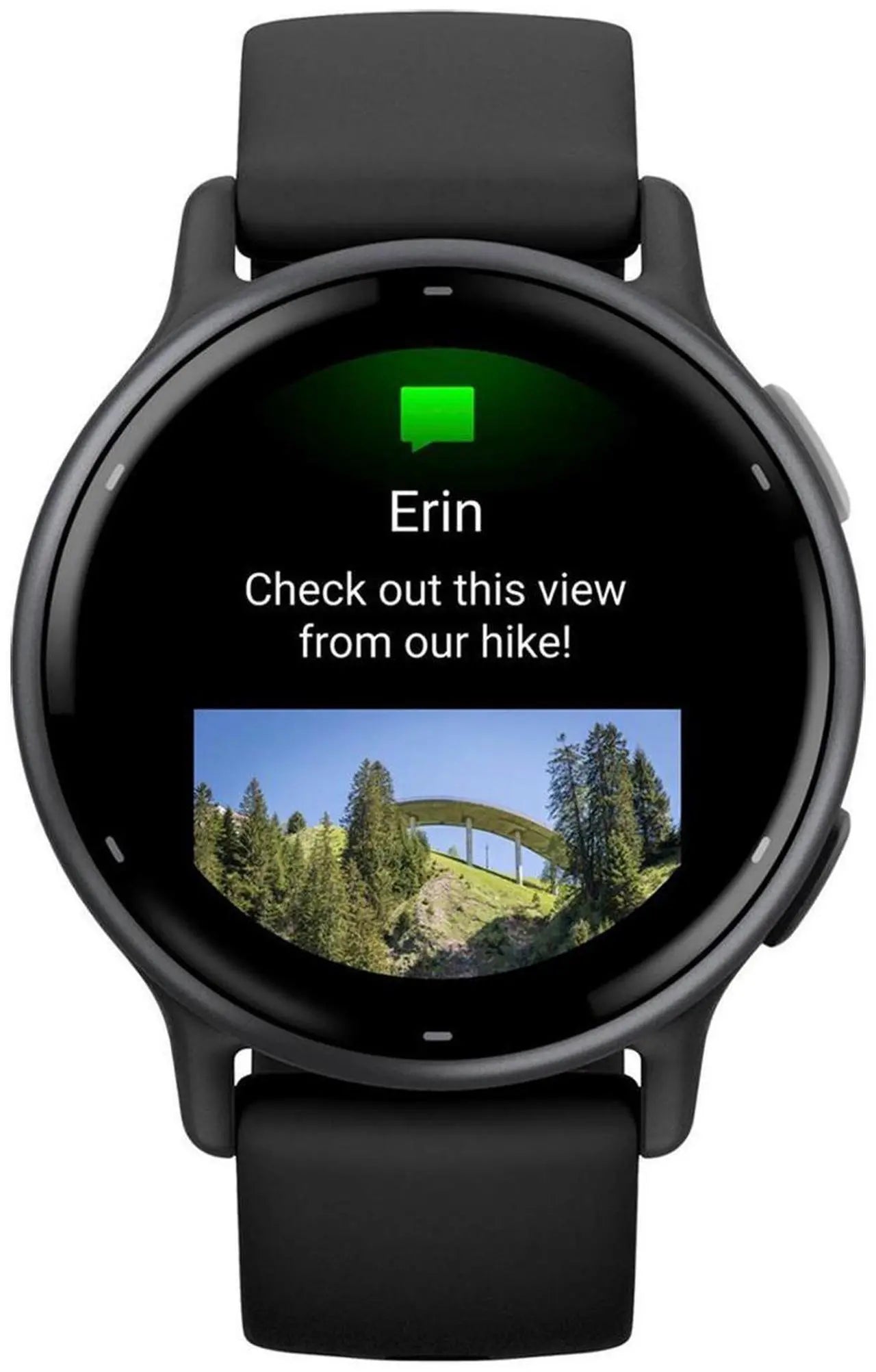 Garmin vivoactive 5 SPORTS & FITNESS Slate Aluminum Bezel with Black Case and Silicone Band Smartwatch 010-02862-10 - Slate