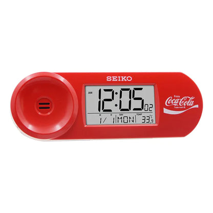 SEIKO x Coca Cola Electronic Clock Red QHL902R
