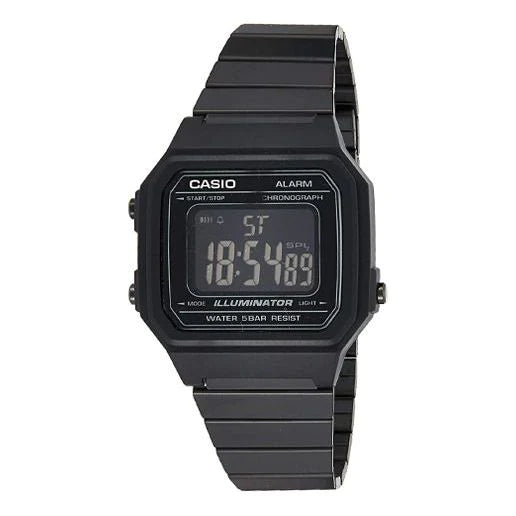 CASIO Men's Vintage Electronic Waterproof Sports Mens Black Digital B650WB-1BEF