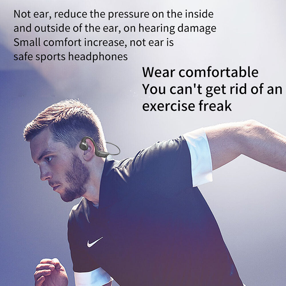 Bluetooth 5.3 Bone Conduction Headphones Wireless Outdoor Sport Headset Earbuds