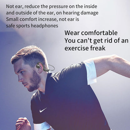 Bluetooth 5.3 Bone Conduction Headphones Wireless Outdoor Sport Headset Earbuds