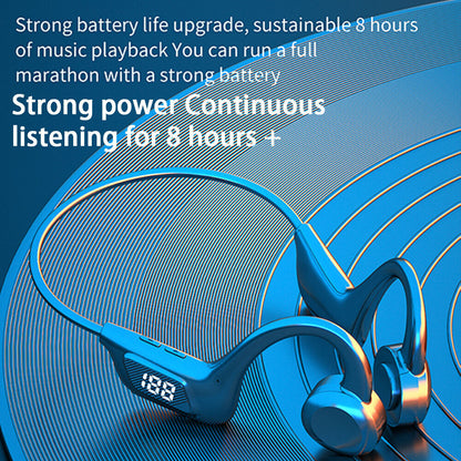 Bluetooth 5.3 Bone Conduction Headphones Wireless Outdoor Sport Headset Earbuds