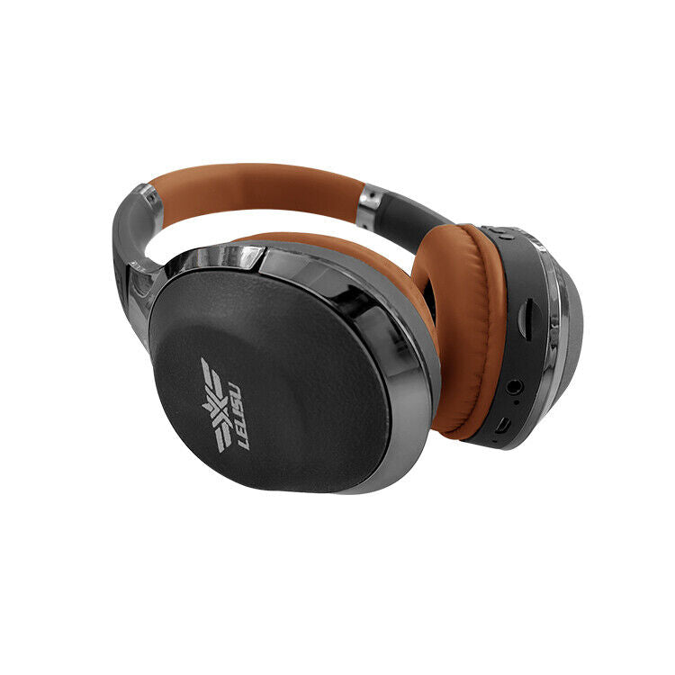 Bluetooth Headphones Noise cancelling Wireless Over Ear Bass Headset Big Battery