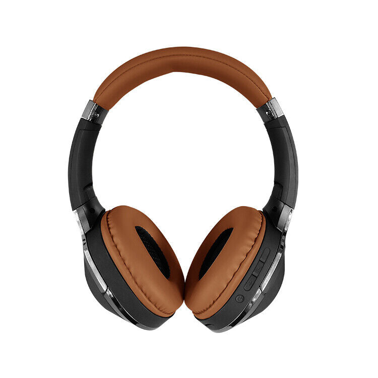 Bluetooth Headphones Noise cancelling Wireless Over Ear Bass Headset Big Battery