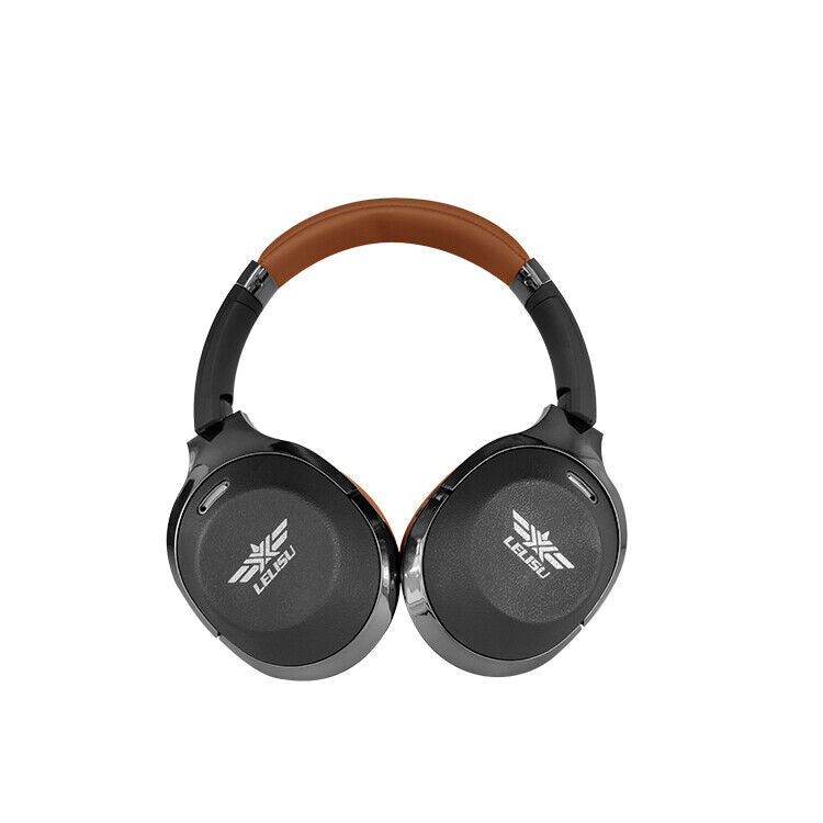 Bluetooth Headphones Noise cancelling Wireless Over Ear Bass Headset Big Battery