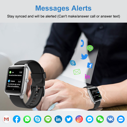 Smart Watch for Men Women Compatible with iPhone/Android Phones