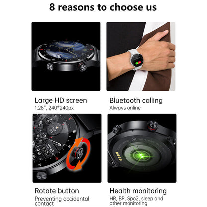 Bluetooth Talking Smart Watch Waterproof HD Screen For Android IOS System