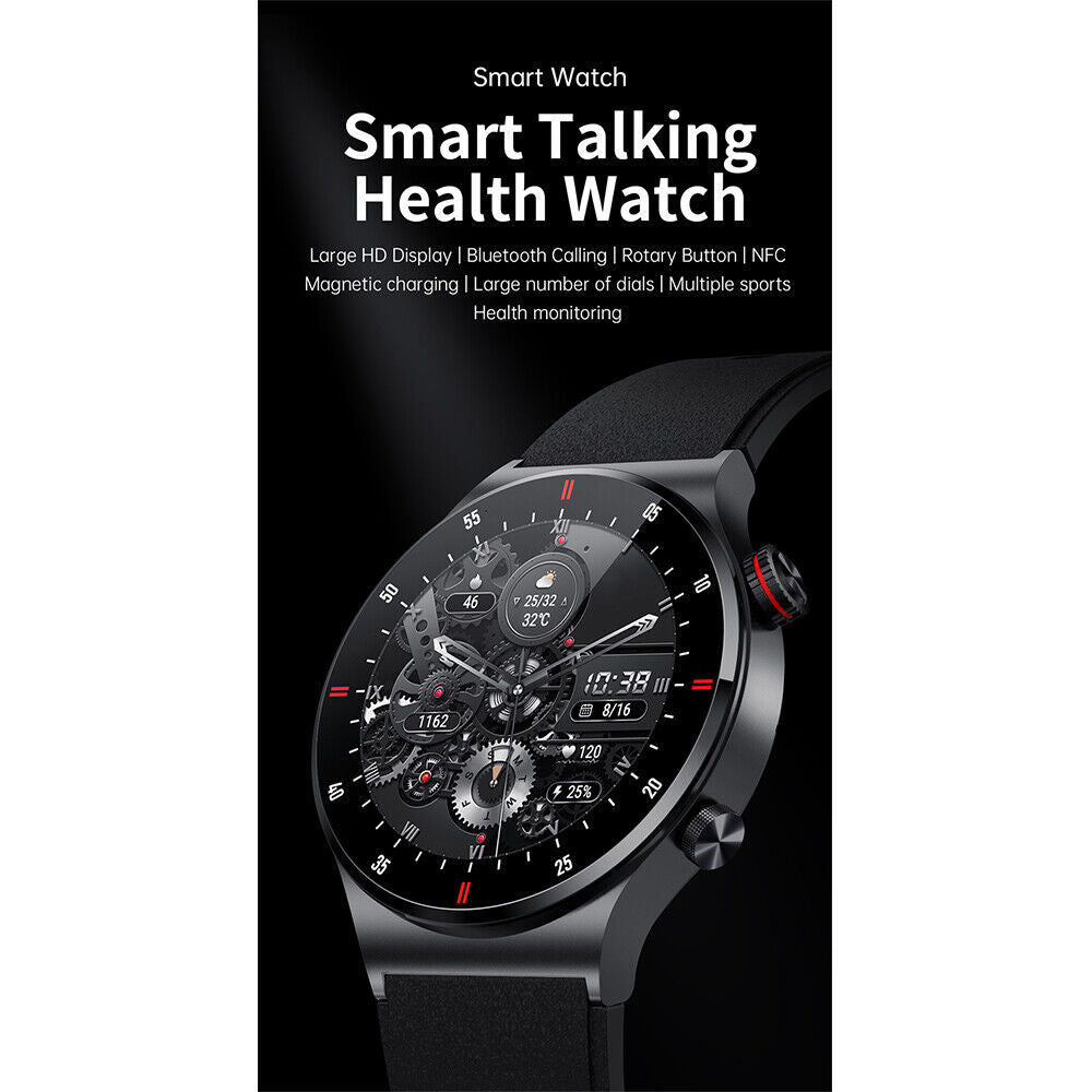 Bluetooth Talking Smart Watch Waterproof HD Screen For Android IOS System
