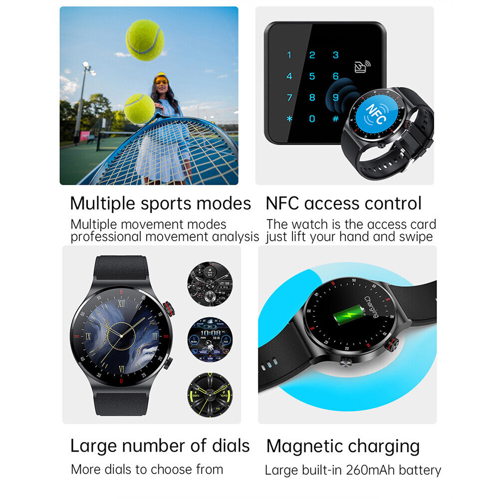 Bluetooth Talking Smart Watch Waterproof HD Screen For Android IOS System